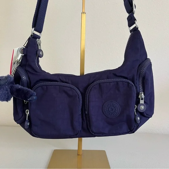 NWT - Kipling Rikka Small Crossbody Bag in Moonlight Blue - Picture 3 of 14